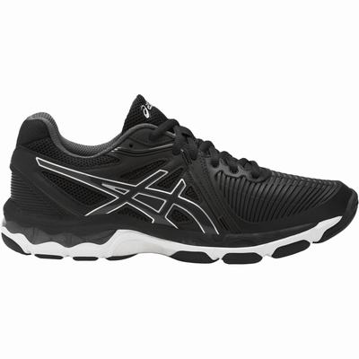 Női Asics Gel-Netburner Ballistic Röplabda Cipő AS5780492 Fekete/Sötét Szürke